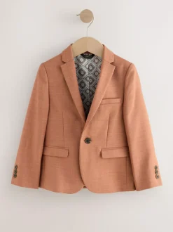 Next Mocha Brown Suit Jacket (3-16yrs) Clearance