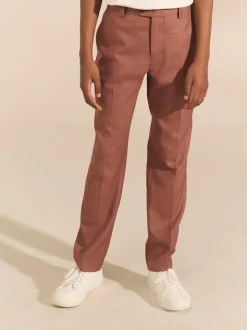 Next Mocha Brown Suit Trousers (3-16yrs) New