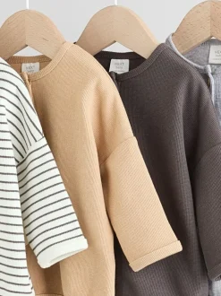Next Baby Long Sleeve T-Shirts 4 Pack (0mths-2yrs) Mono Stripe Online