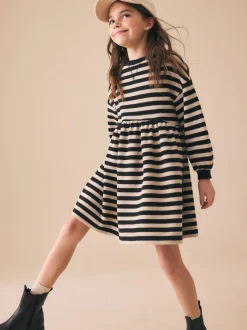 Next Monochrome Cosy Rib Jumper Dress (3-16yrs) Hot