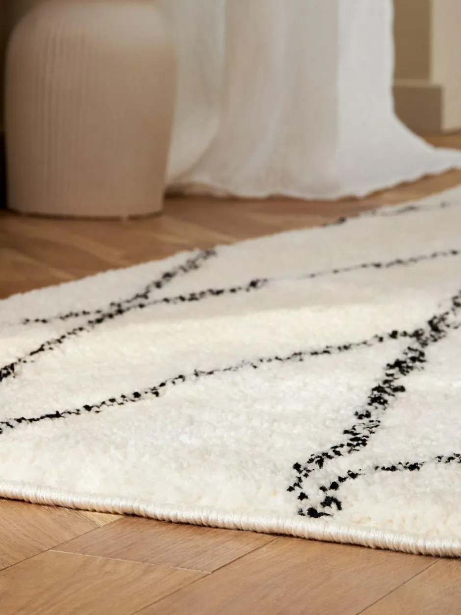 Next Monochrome Cosy Washable Berber Runner Discount
