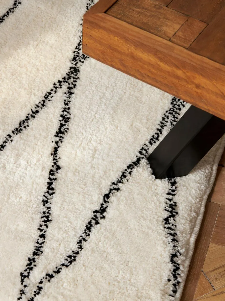 Next Monochrome Cosy Washable Berber Runner Discount
