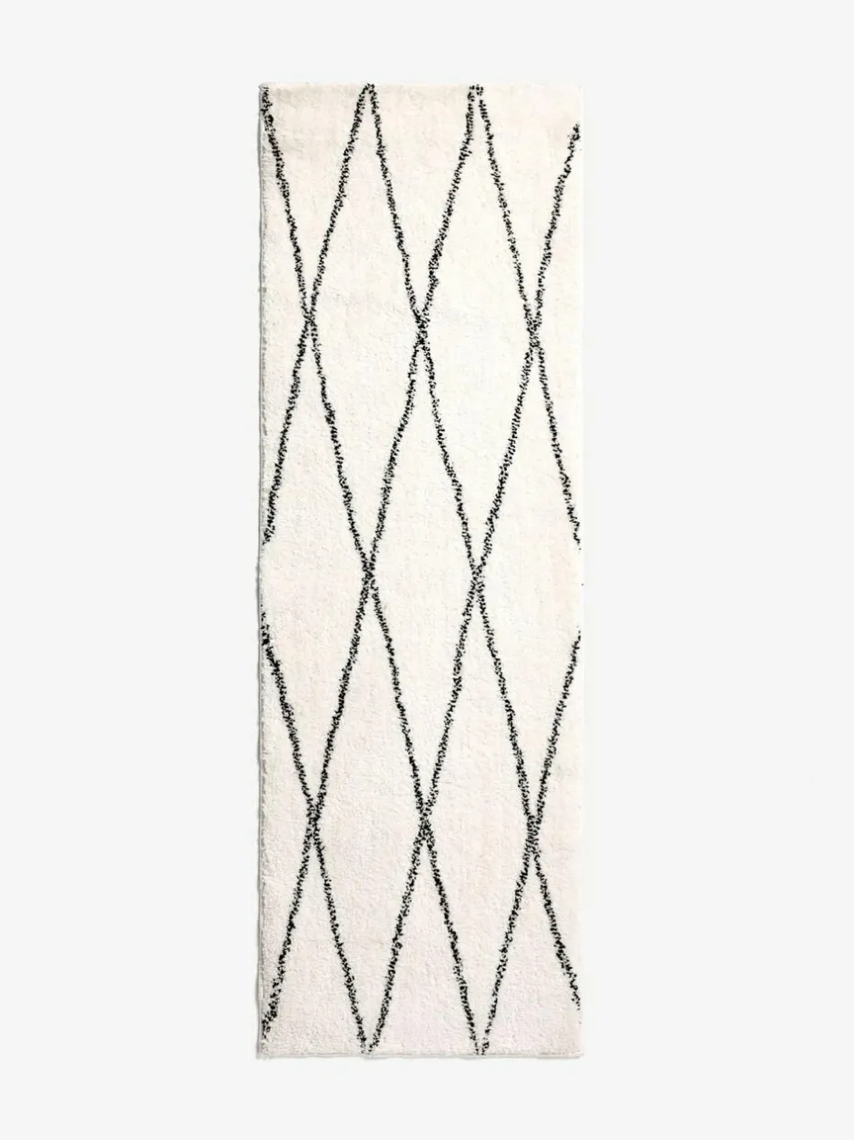 Next Monochrome Cosy Washable Berber Runner Discount