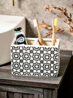 Next Monochrome Geo Toothbrush Tidy Outlet