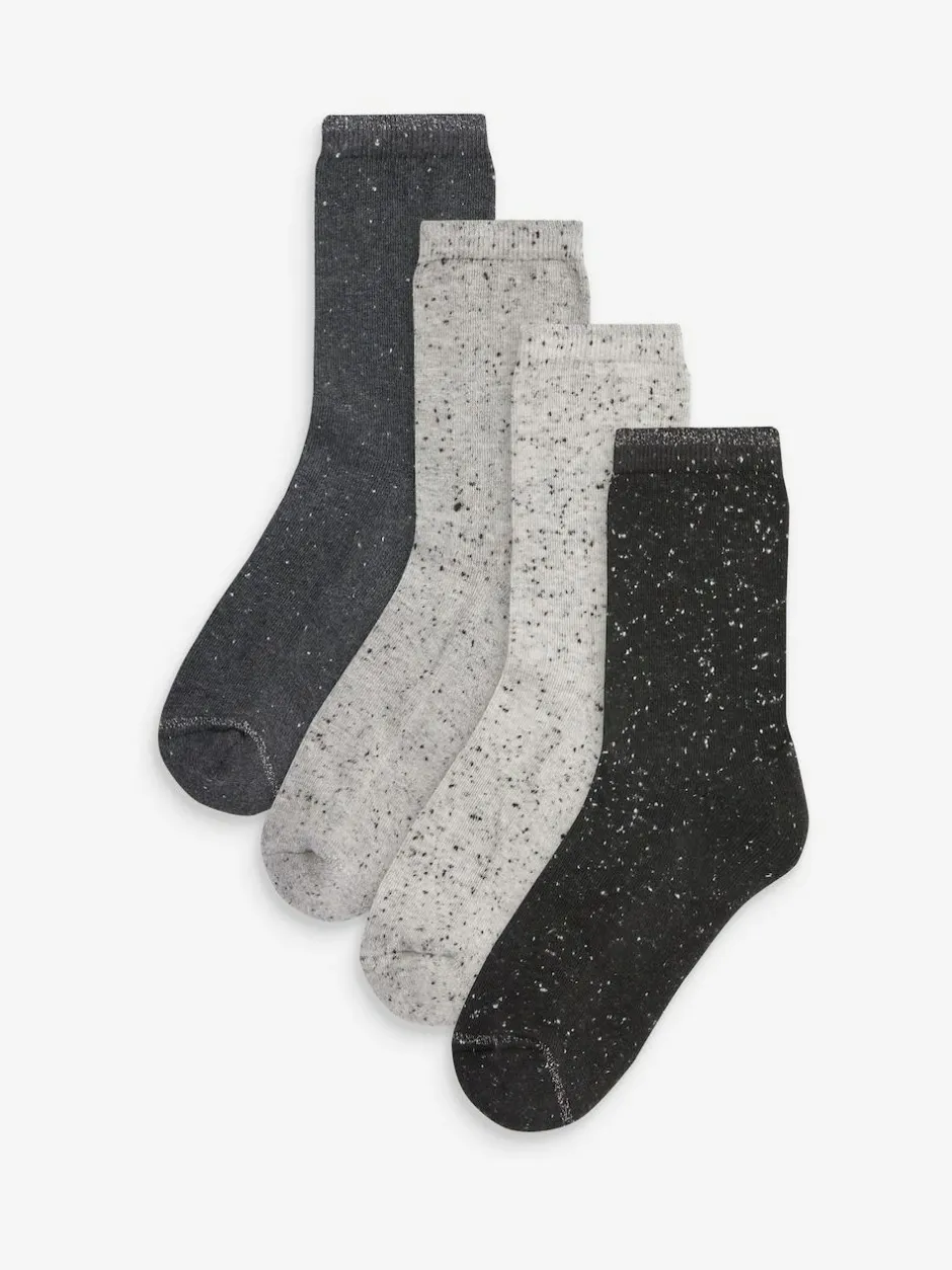 Next Neppy Cushion Sole Socks 4 Pack Monochrome Hot