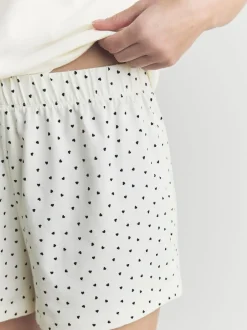 Next Monochrome Short Set Pyjamas 3 Pack New