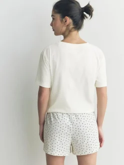 Next Monochrome Short Set Pyjamas 3 Pack New