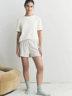 Next Monochrome Short Set Pyjamas 3 Pack New
