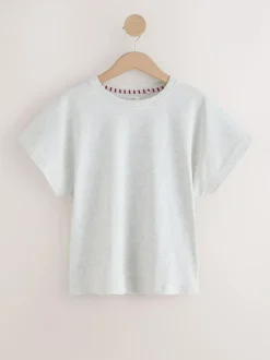 Next Short Sleeve Pyjamas 2 Pack Monochrome Stripe