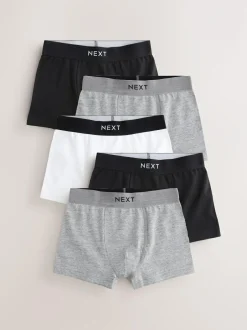 Next Monochrome Trunks 5 Pack (1.5-16yrs) Online