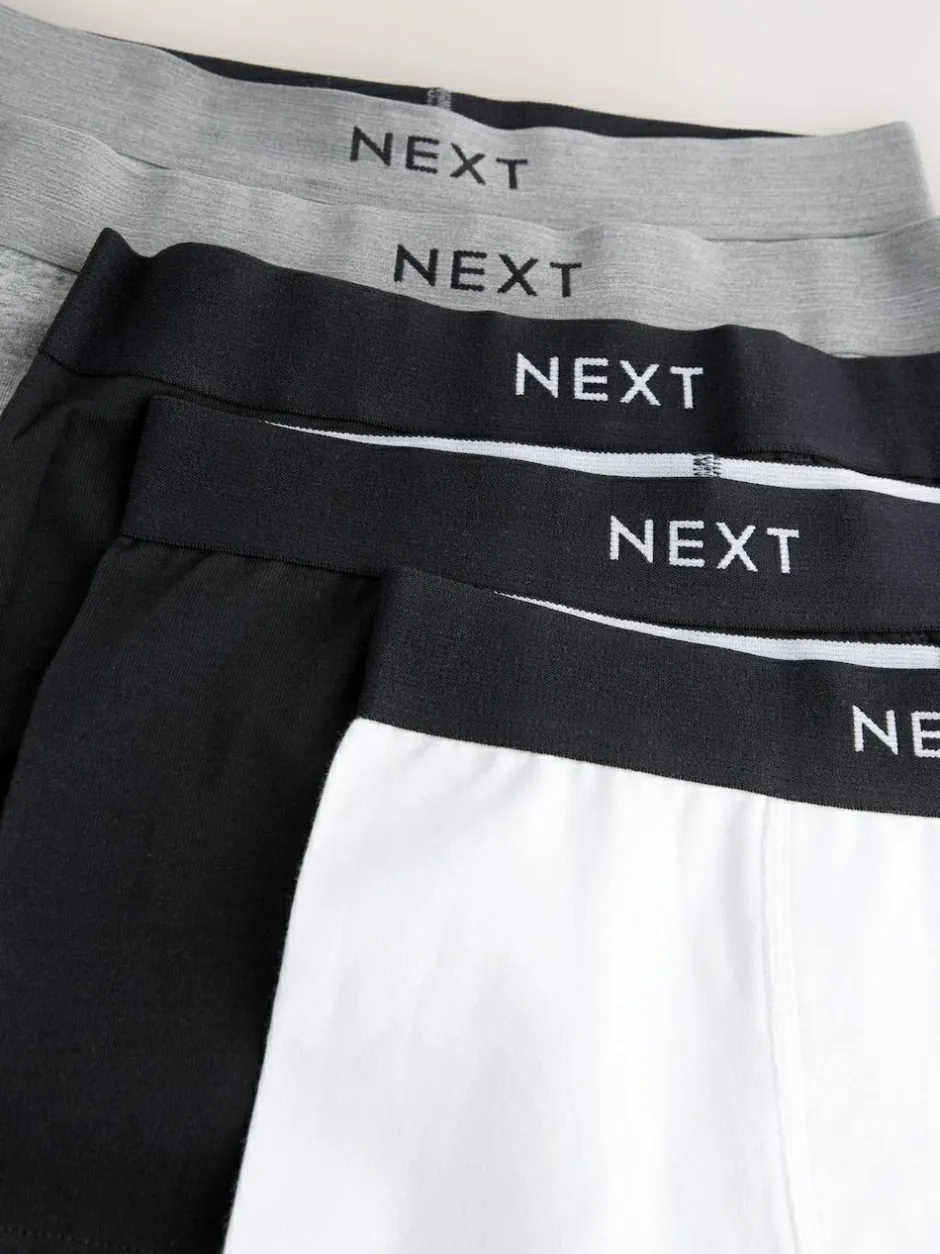 Next Monochrome Trunks 5 Pack (1.5-16yrs) Online