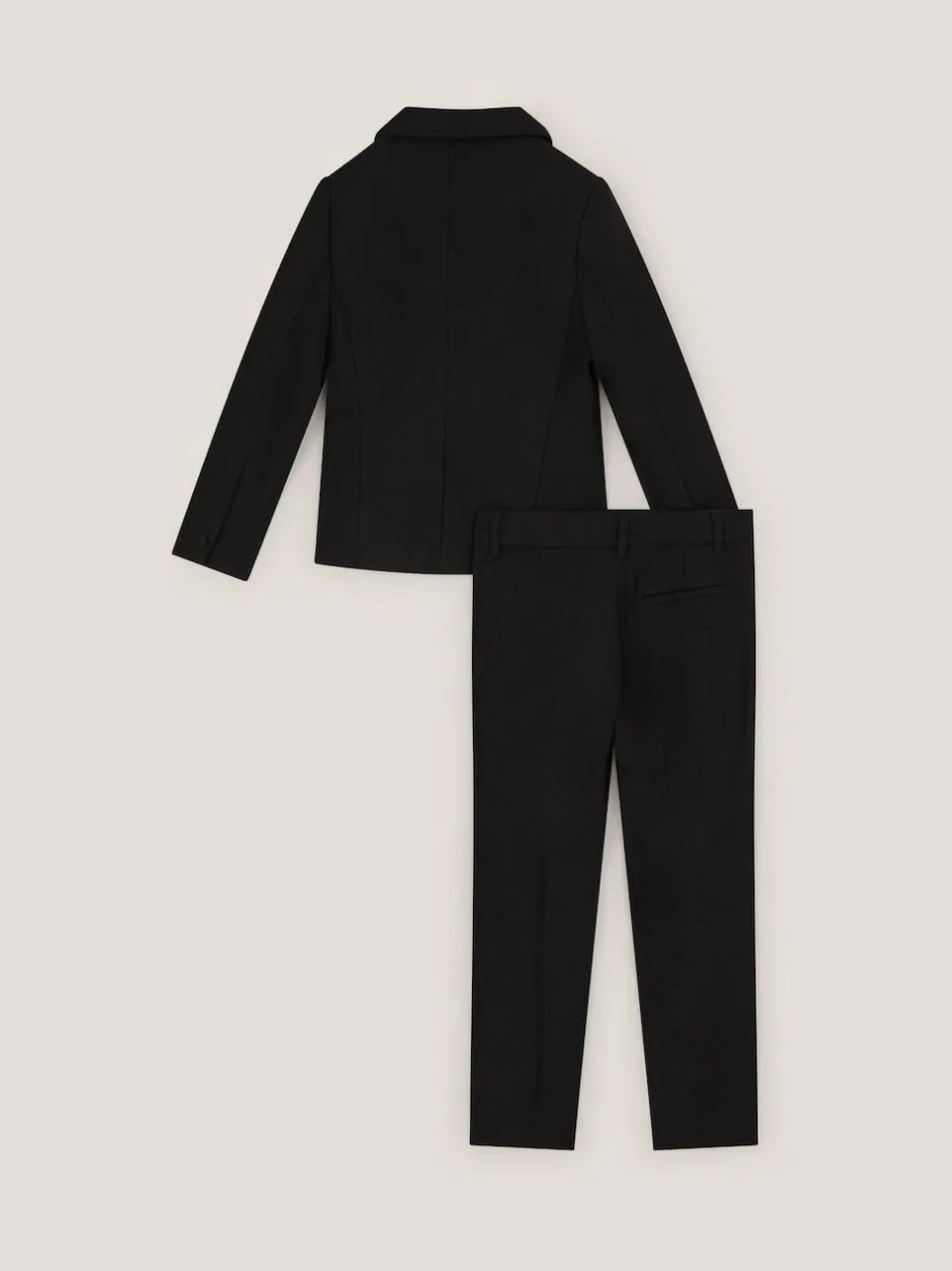 Monsoon Black Luca Tuxedo with Bow Tie 4-Piece New