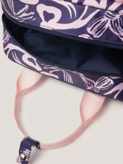 Monsoon Blue Bow Print School Backpack Sale