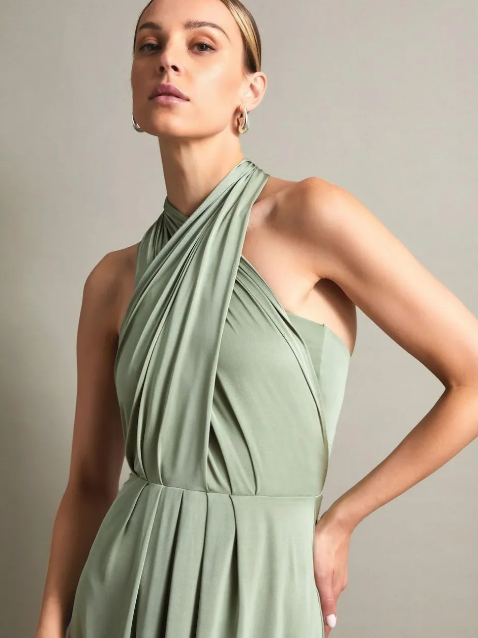 Monsoon Thea Multiway Bridesmaid Dress Bottle Green Online