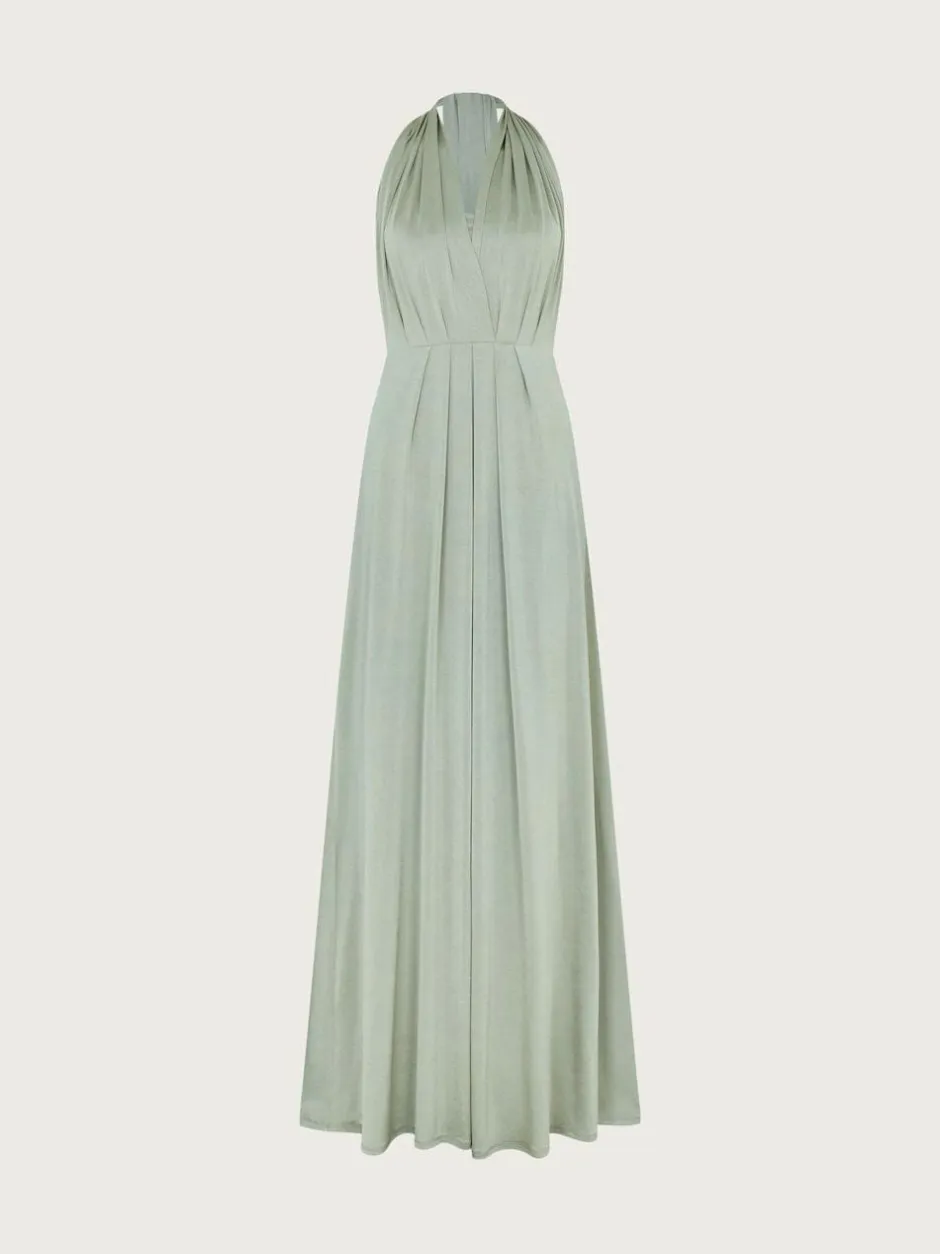 Monsoon Thea Multiway Bridesmaid Dress Bottle Green Online