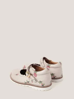 Monsoon Toddler Leather Mary Jane Shoes Cream Best