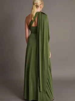 Monsoon Thea Multiway Bridesmaid Dress Green Clearance