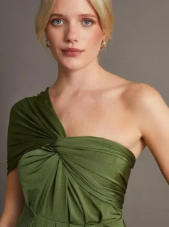 Monsoon Thea Multiway Bridesmaid Dress Green Clearance