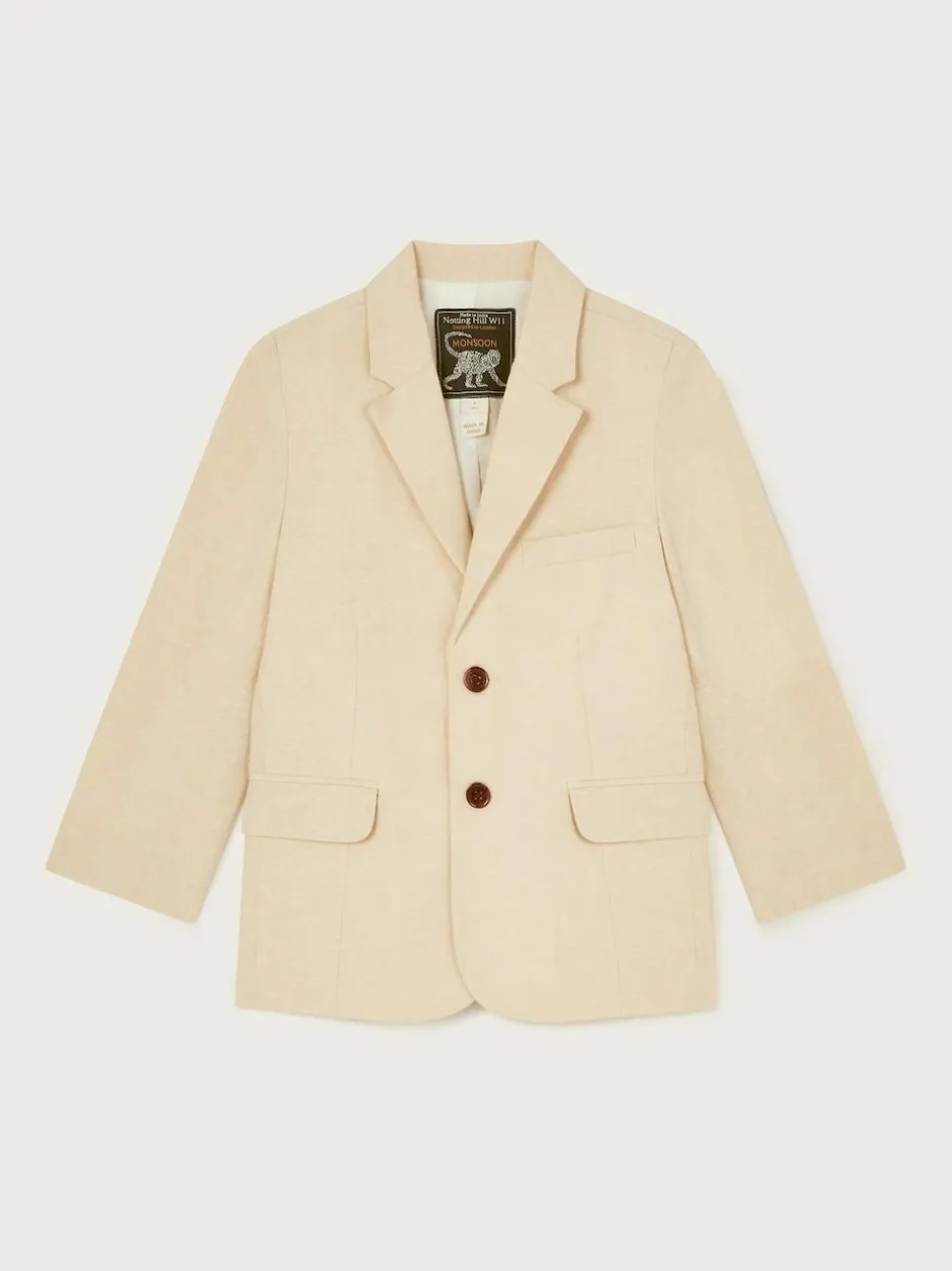 Monsoon Natural Smart Pocket Detail 100% Cotton Blazer Outlet