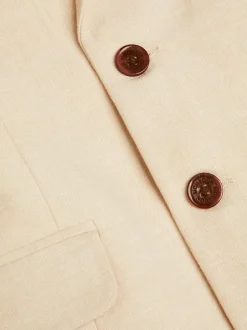 Monsoon Natural Smart Pocket Detail 100% Cotton Blazer Outlet