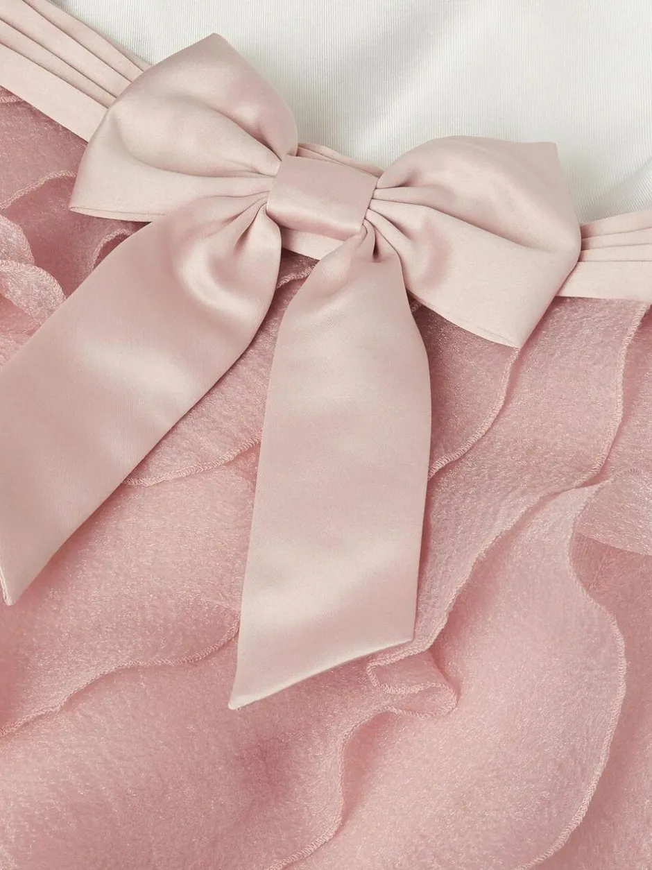 Monsoon Pink Baby Lace Cancan Ruffle Dress New