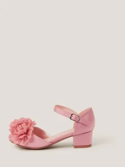 Monsoon Pink Corsage Satin Two Part Heels Best