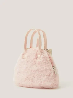 Monsoon Pink Fluffy Bow Unicorn Handbag Hot