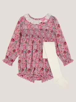 Monsoon Pink Newborn Dollie Romper Set Sale