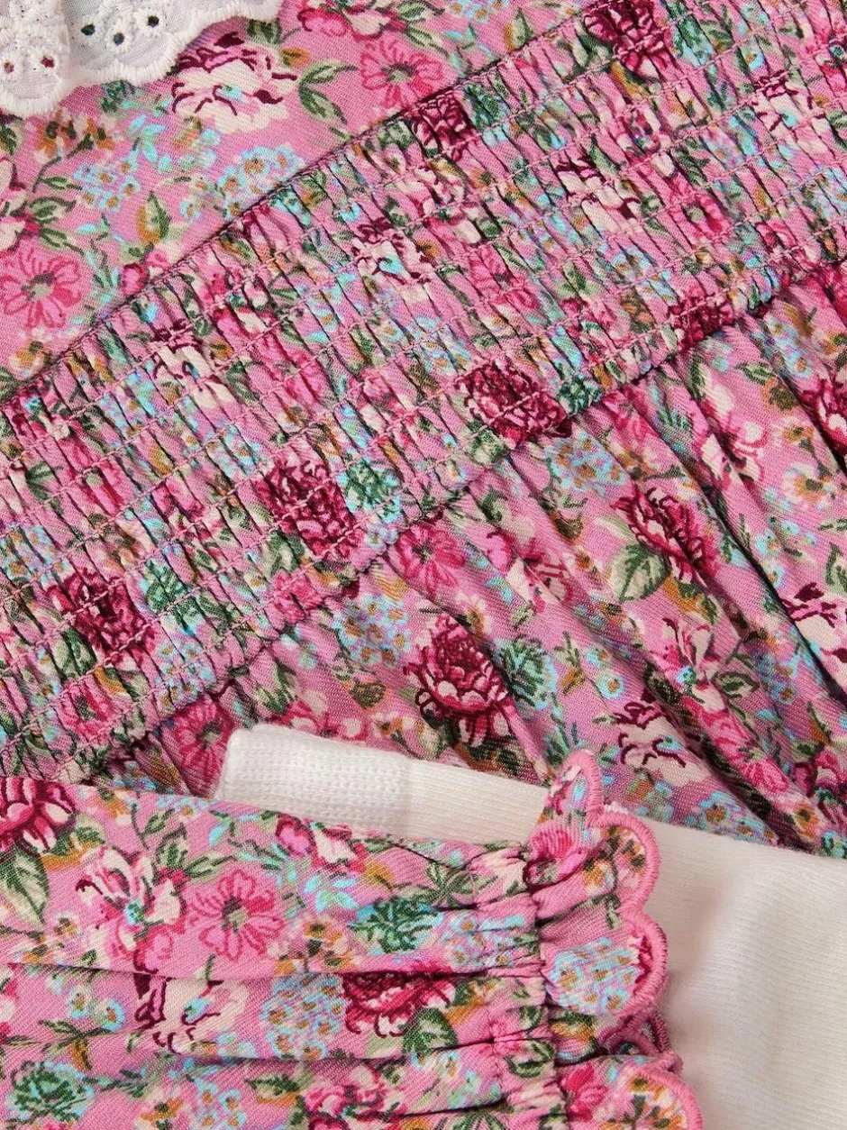 Monsoon Pink Newborn Dollie Romper Set Sale