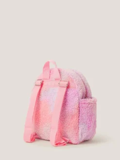 Monsoon Pink Unicorn Borg Backpack New