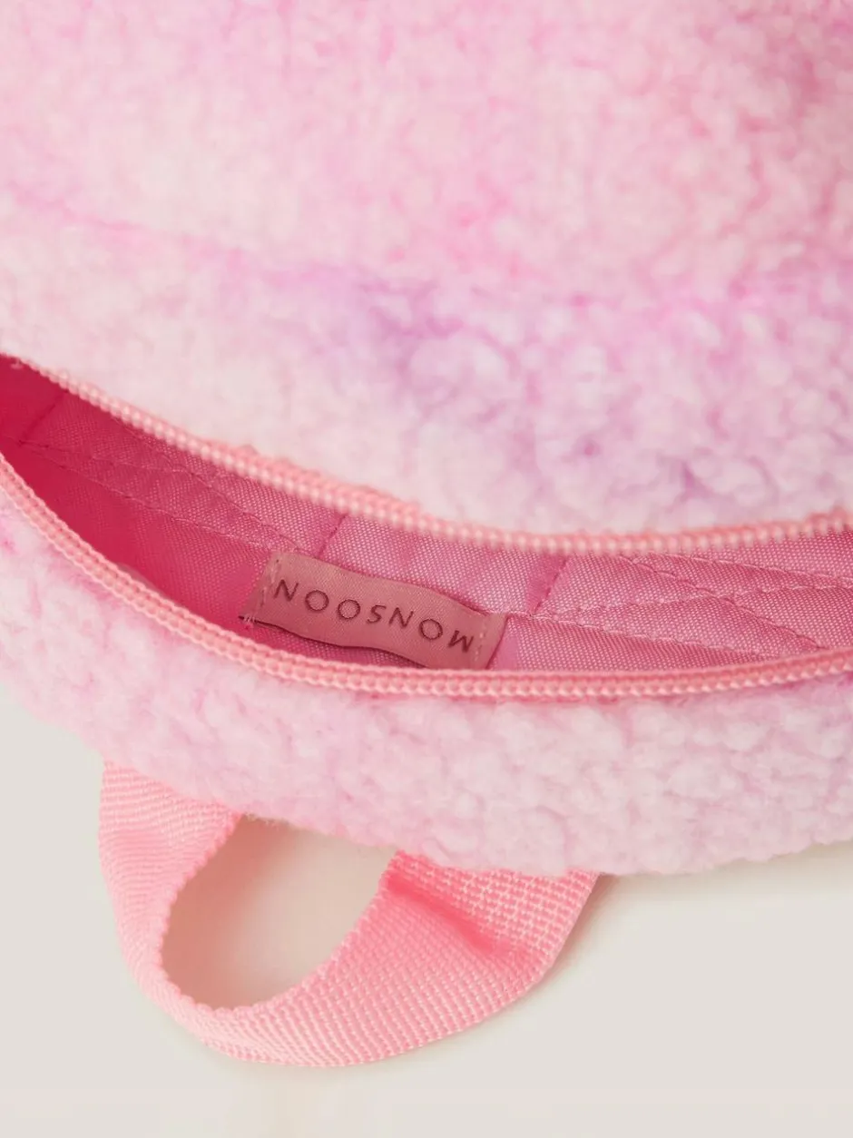 Monsoon Pink Unicorn Borg Backpack New