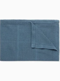 Mori Blue Blend Cellular Baby Blanket Hot