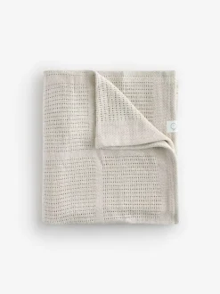Mori Supersoft Cellular Blankets 2 Pack Blue/Neutral Best