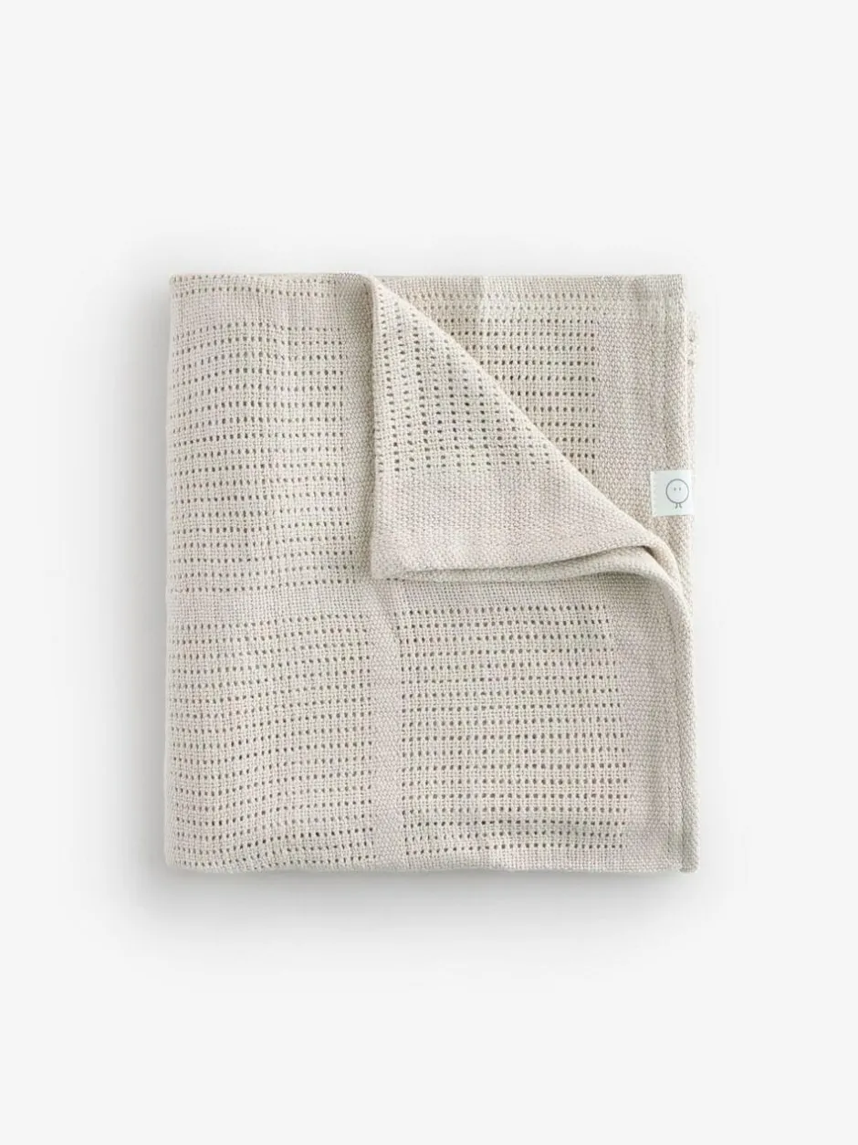 Mori Supersoft Cellular Blankets 2 Pack Blue/Neutral Best