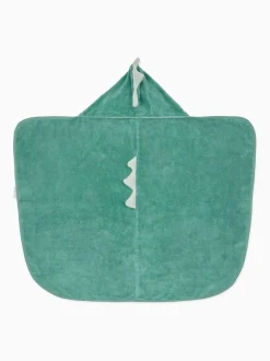 Mori Supersoft Hooded Towel Green Dino New