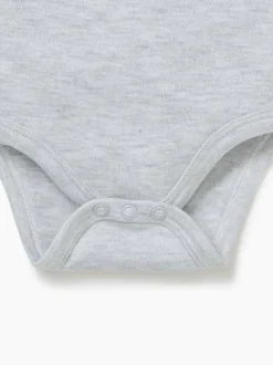 Mori Long Sleeve Envelope Neckline Bodysuit Grey Best