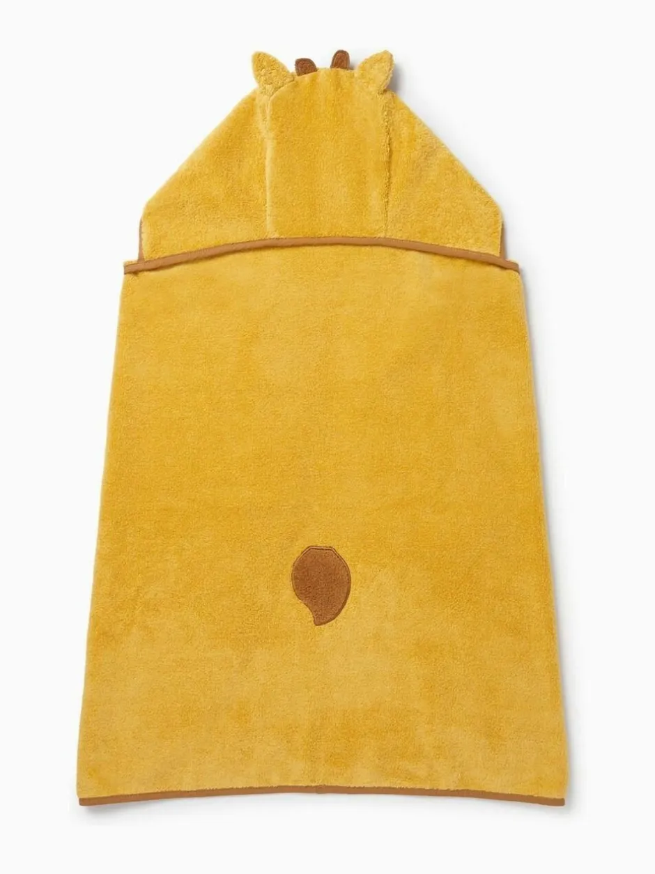 Mori Supersoft Hooded Towel Yellow Giraffe Hot