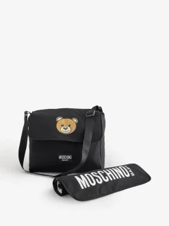 Moschino Black Logo Changing Bag Clearance