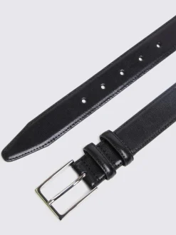 MOSS Classic Leather Belt Black Best