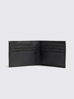 MOSS Black Grained Leather Wallet Best