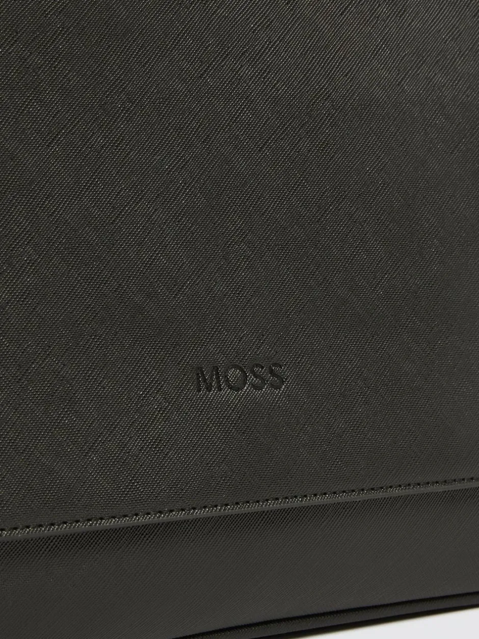 MOSS Black Saffiano Dispatch Bag Hot