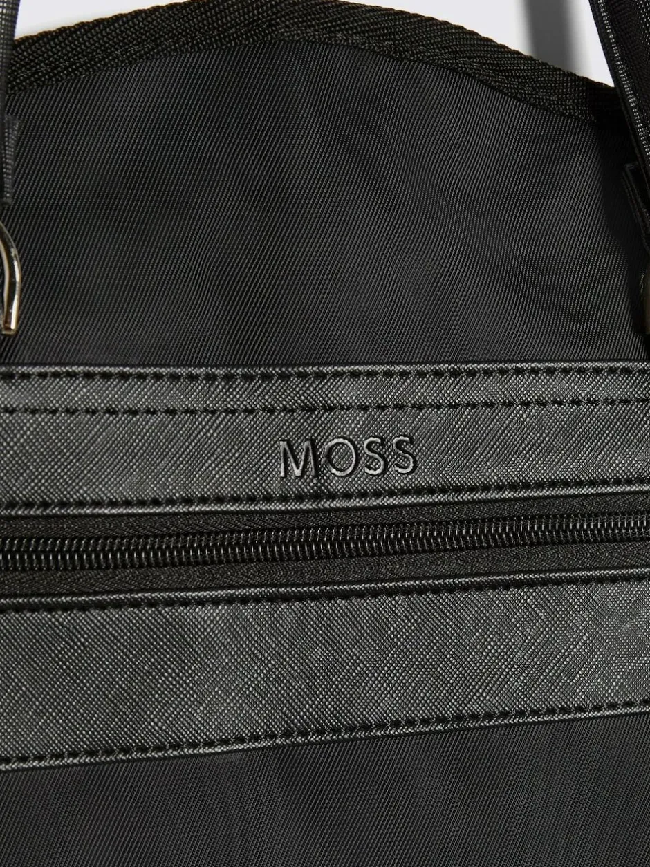 MOSS Black Saffiano Premium Suit Carrier New