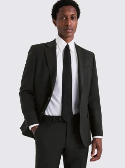 MOSS Black Tailored Performance Suit Jacket New