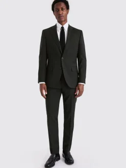 MOSS Black Tailored Performance Suit Jacket New