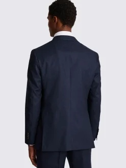 MOSS Blue Tailored Plain Italian Suit Jacket Hot