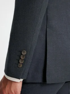 MOSS Blue Tailored Twill Suit Jacket