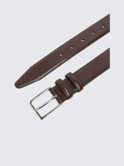 MOSS Classic Leather Belt Brown Outlet