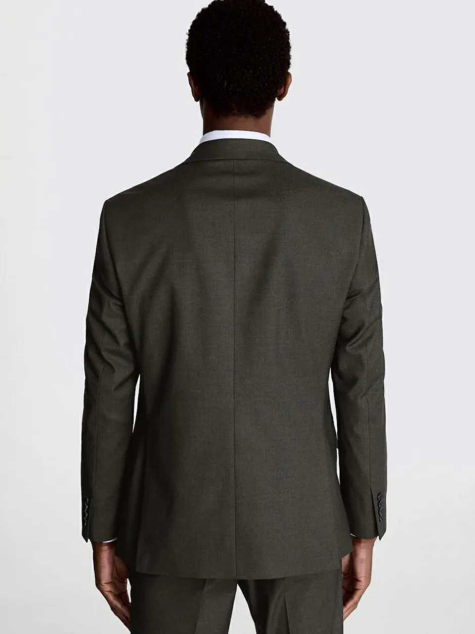 MOSS Regular Fit Stretch Suit Jacket Charcoal Discount