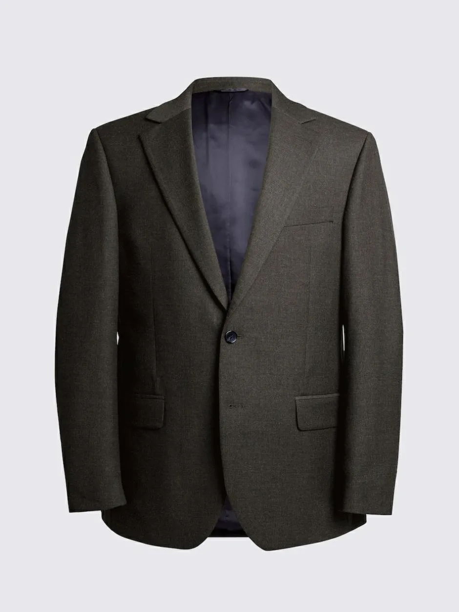 MOSS Regular Fit Stretch Suit Jacket Charcoal Discount