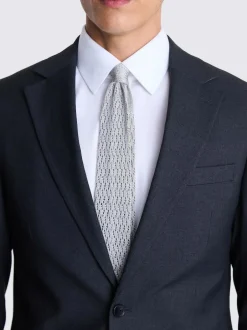 MOSS Tailored Regular Fit Stretch Suit Jacket Charcoal New